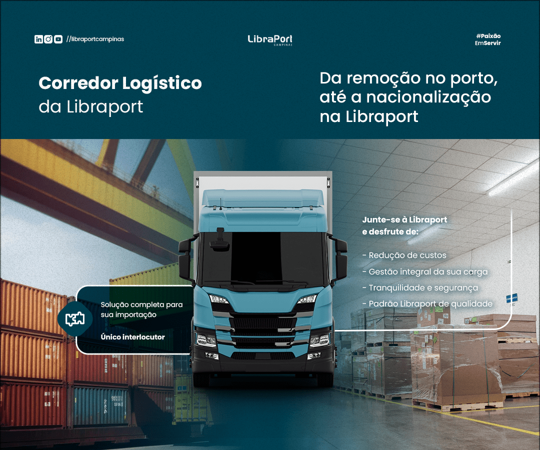 Como funciona o Corredor Logístico da Libraport