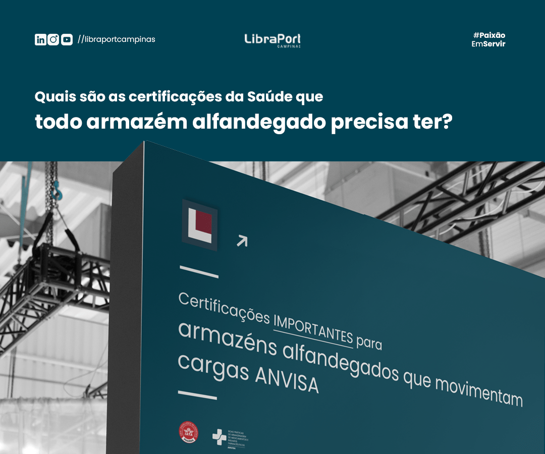 Conheça algumas das certificações da Saúde mais relevantes para os armazéns alfandegados.